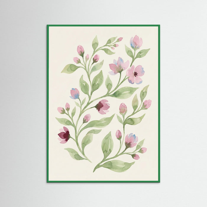 Green Wood Floral Whispers