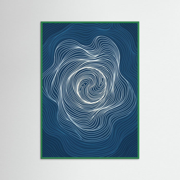 Green Wood Flowing Contours