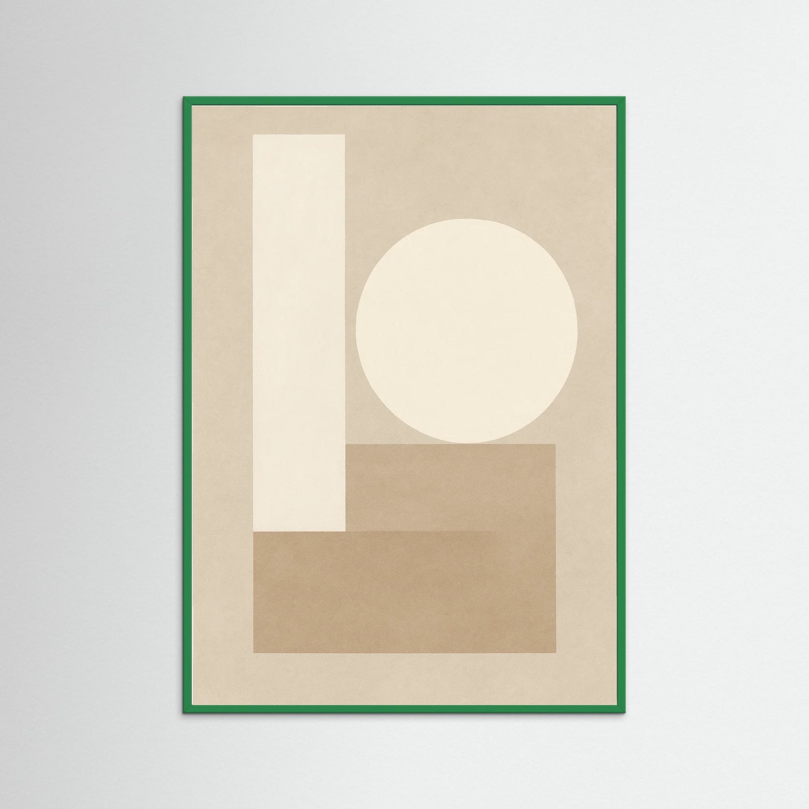 Green Wood Flowing Curves