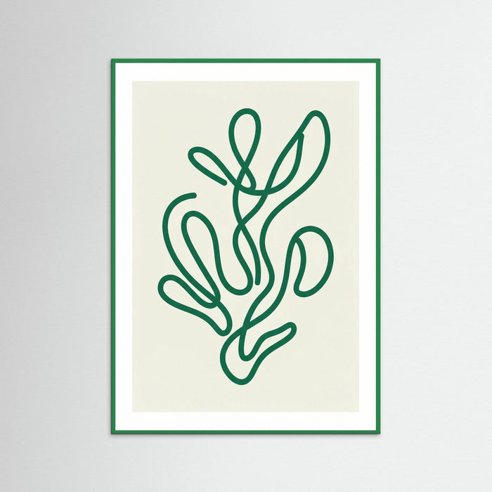 Green Wood Flowing Emerald