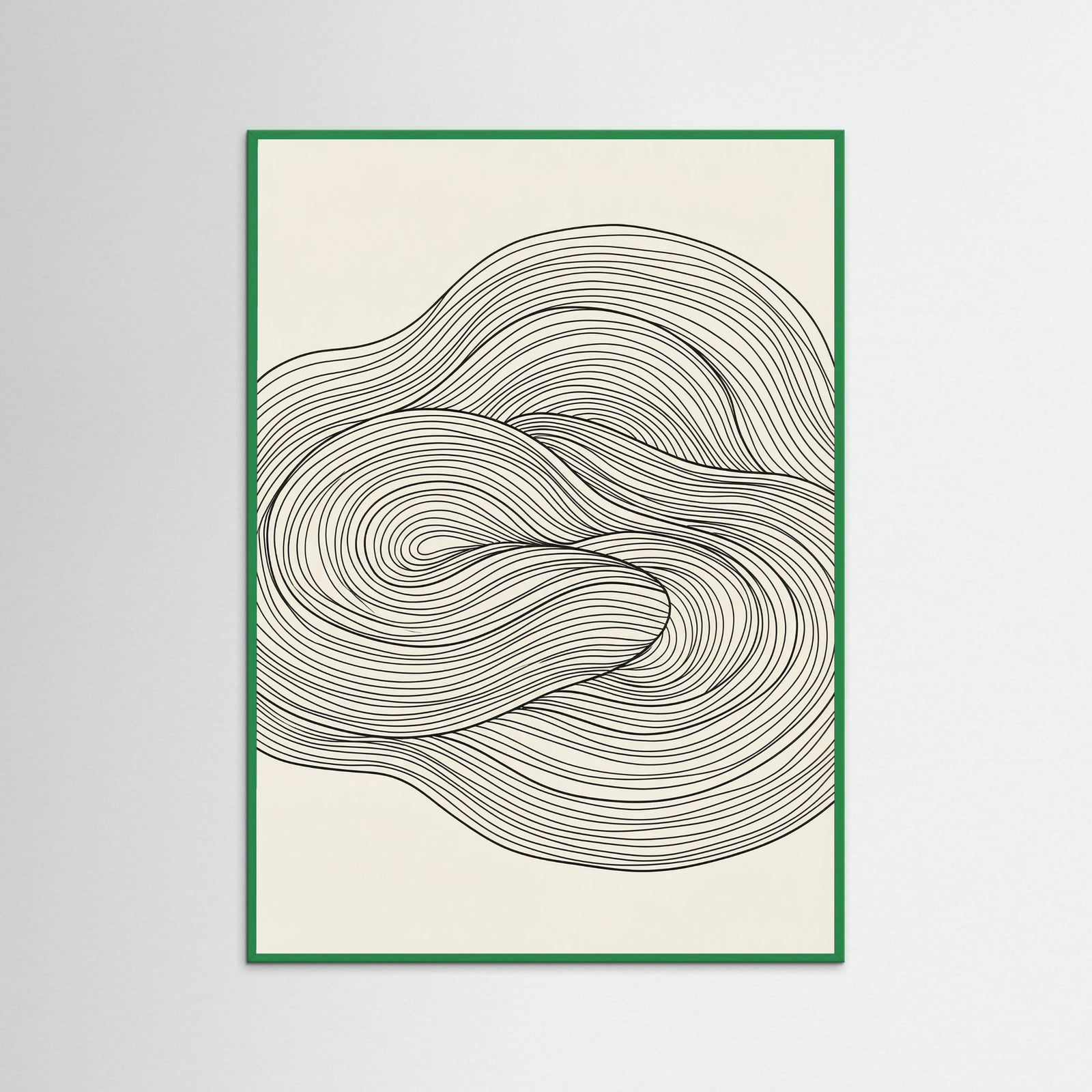 Green Wood Flowing Forms