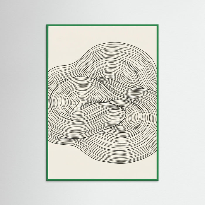 Green Wood Flowing Forms