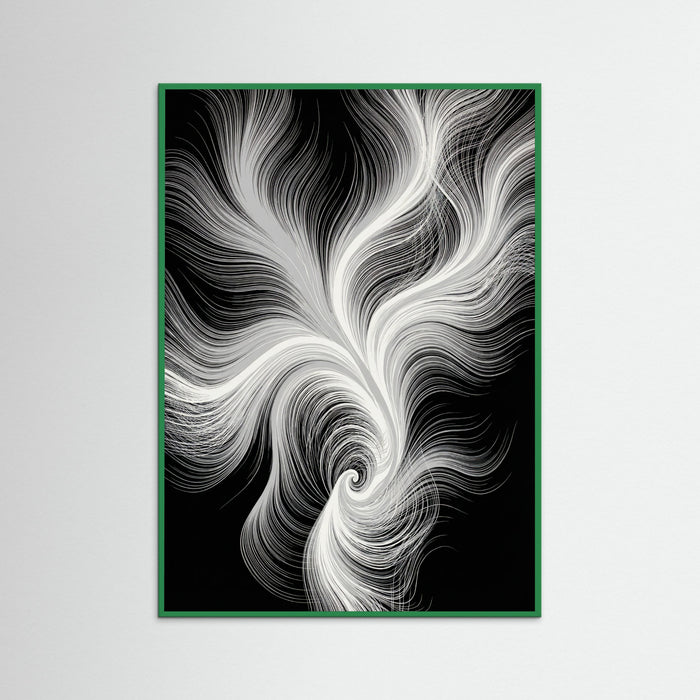 Green Wood Flowing Serenity