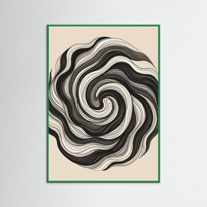 Green Wood Flowing Strands
