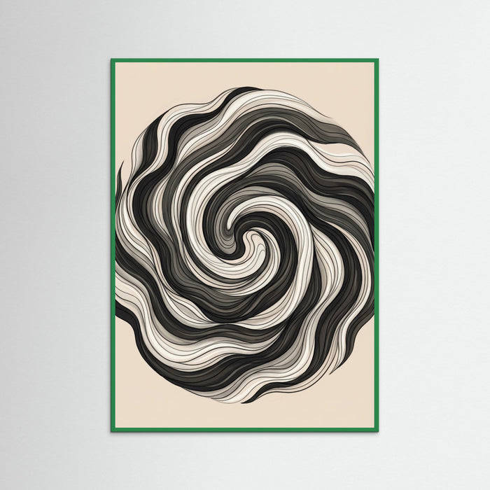Green Wood Flowing Strands