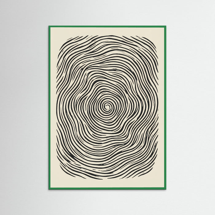 Green Wood Flowing Strands