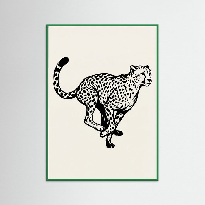 Green Wood Flowing Zebra