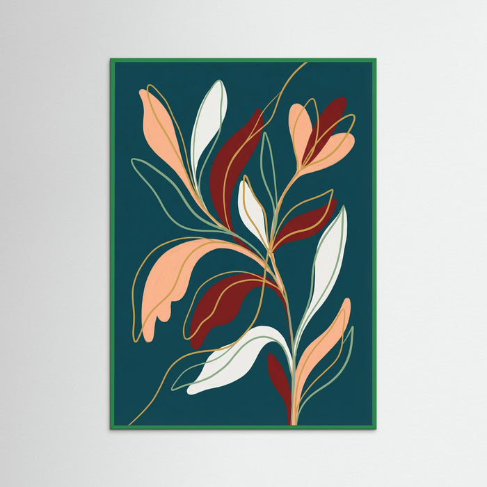 Green Wood Fluid Contours