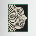 Green Wood Fluid Contours