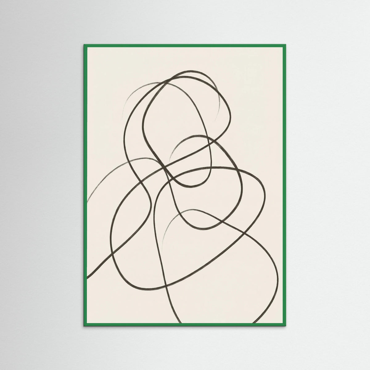 Green Wood Fluid Contours