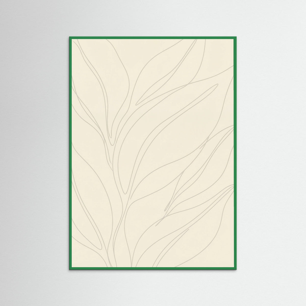 Green Wood Fluid Contours