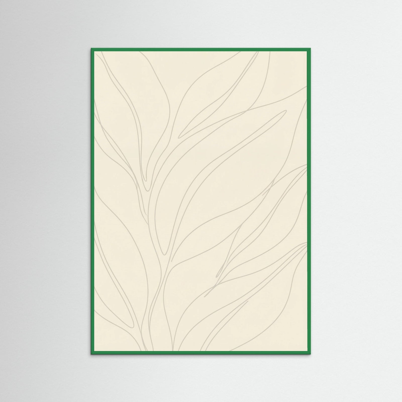 Green Wood Fluid Contours