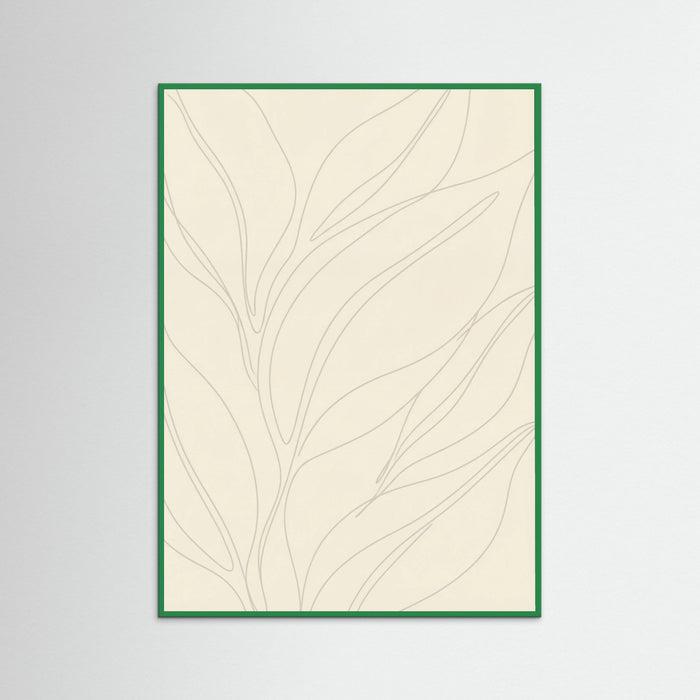 Green Wood Fluid Contours