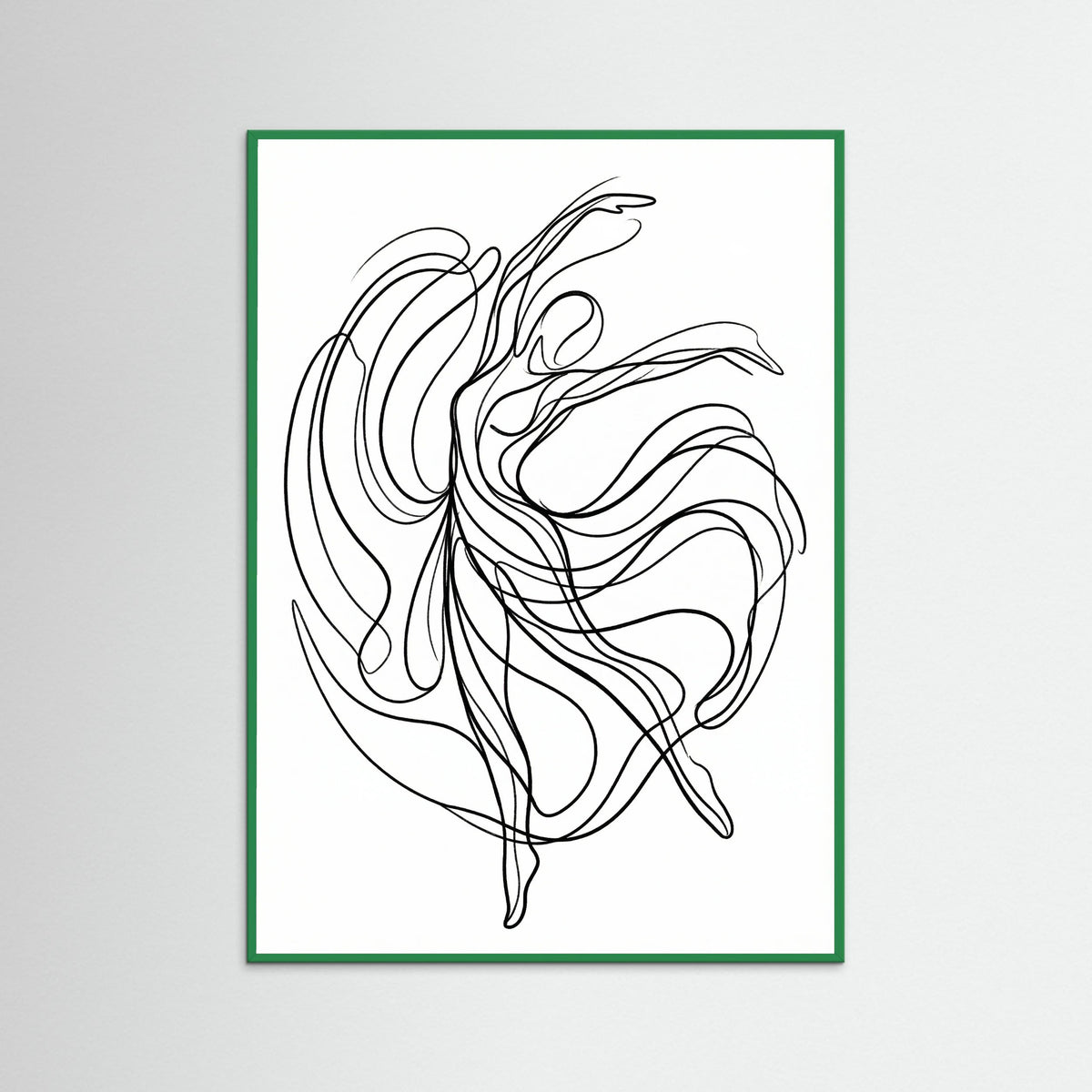 Green Wood Fluid Embrace