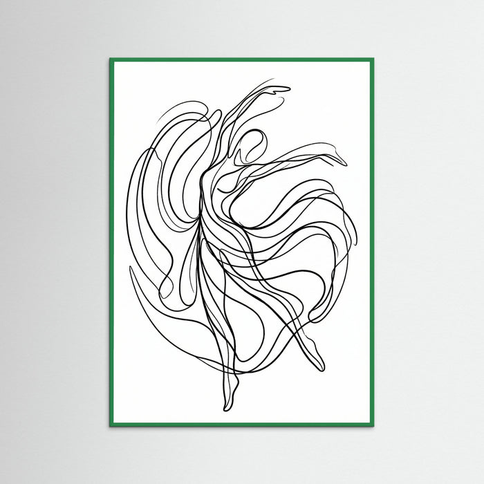 Green Wood Fluid Embrace