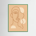 Green Wood Fluid Silhouette
