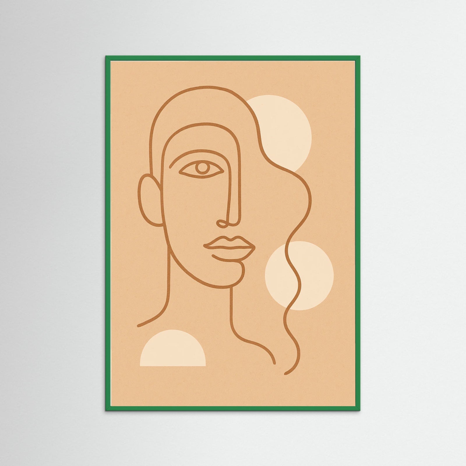 Green Wood Fluid Silhouette