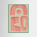 Green Wood GEO Balance Object Poster