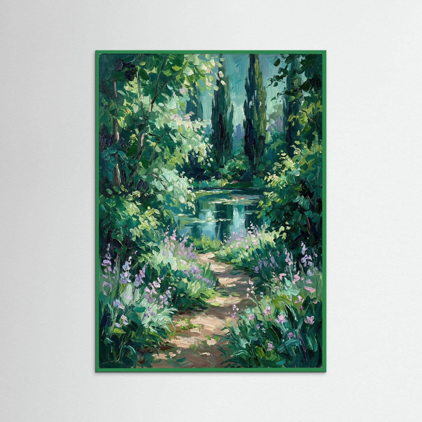 Green Wood Garden Serenity