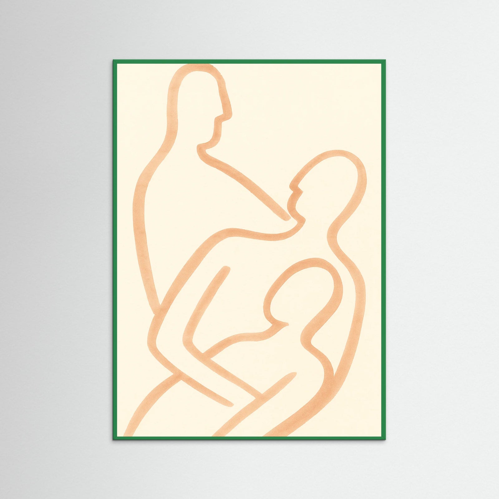 Green Wood Gentle Contours