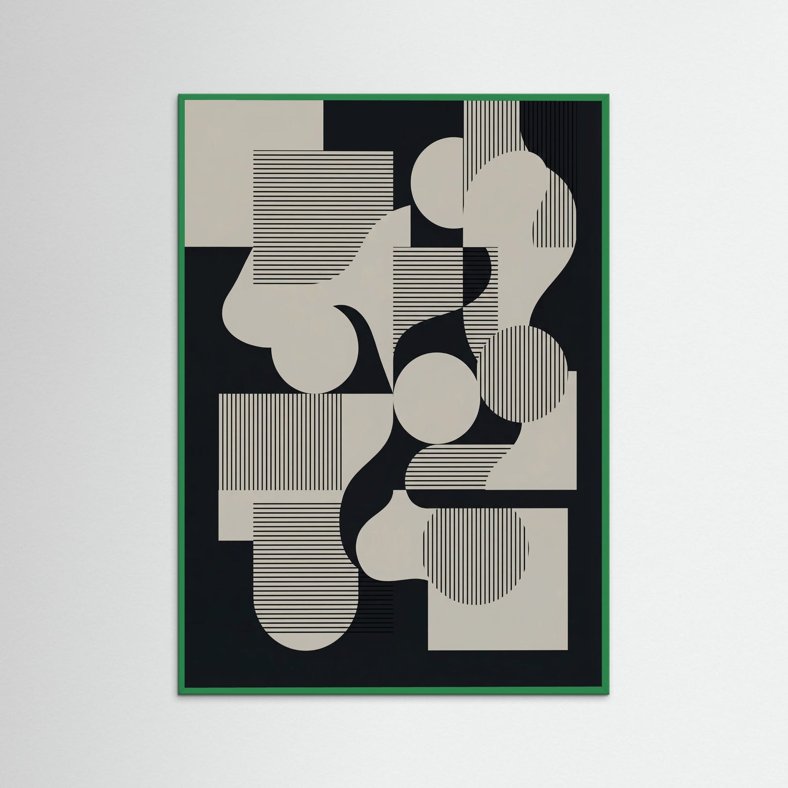 Green Wood Geometric Harmony