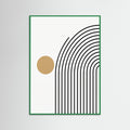 Green Wood Geometric Stillness