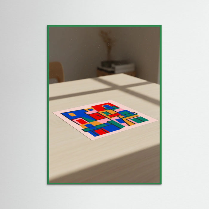 Green Wood Geometric Vessels