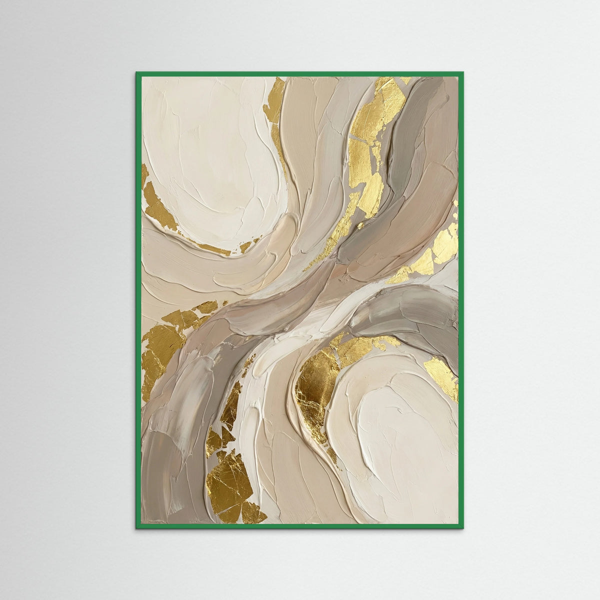 Green Wood Gilded Mosaic