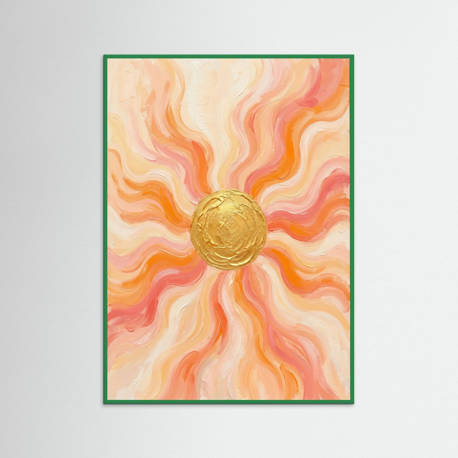 Green Wood Gilded Radiance