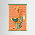 Green Wood Giraffe Reads