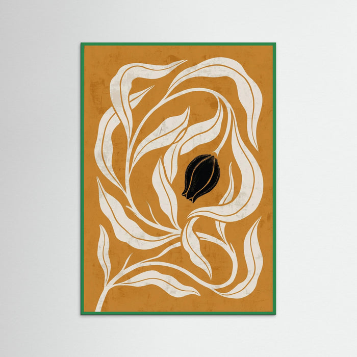 Green Wood Golden Bloom