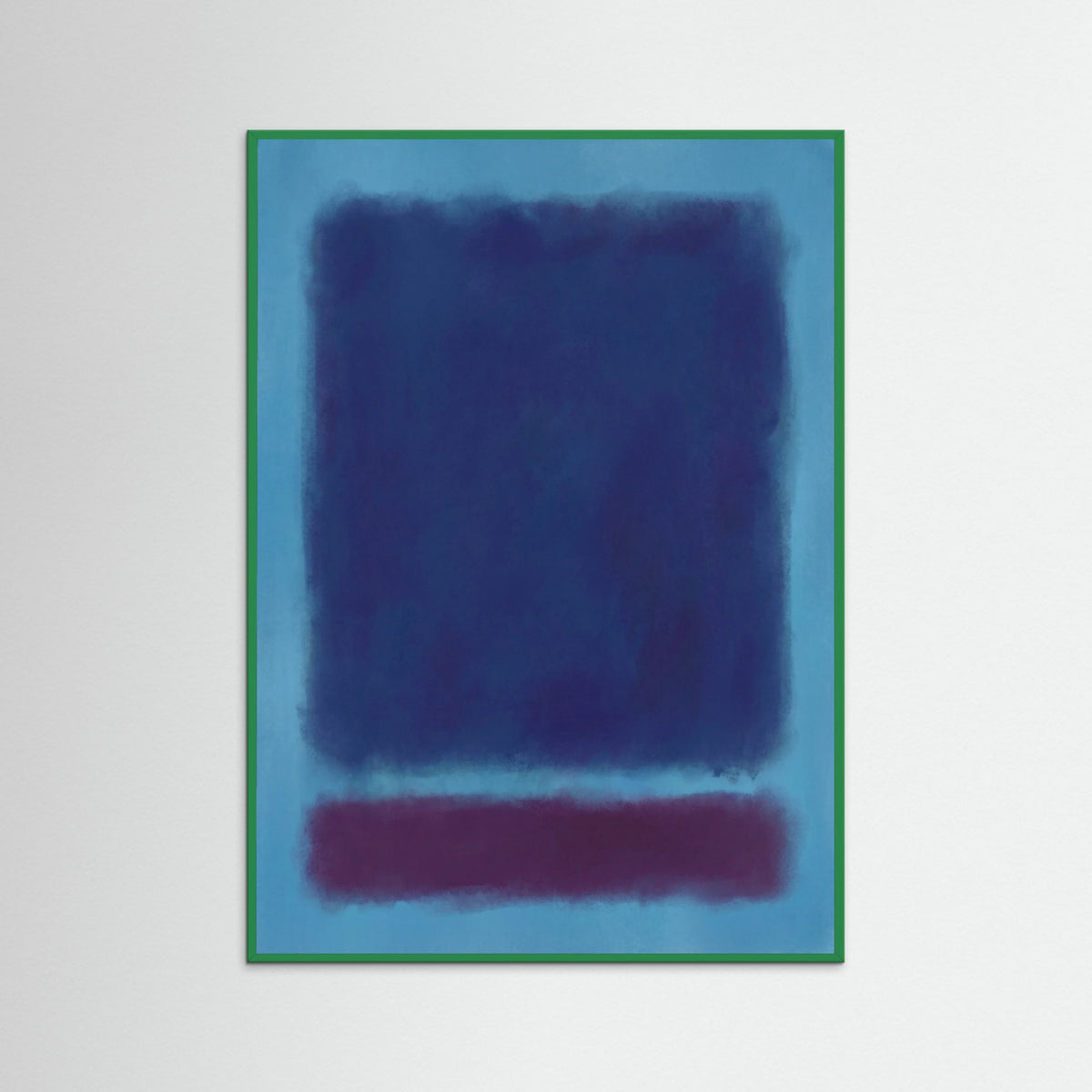 Green Wood Golden Crimson Fields