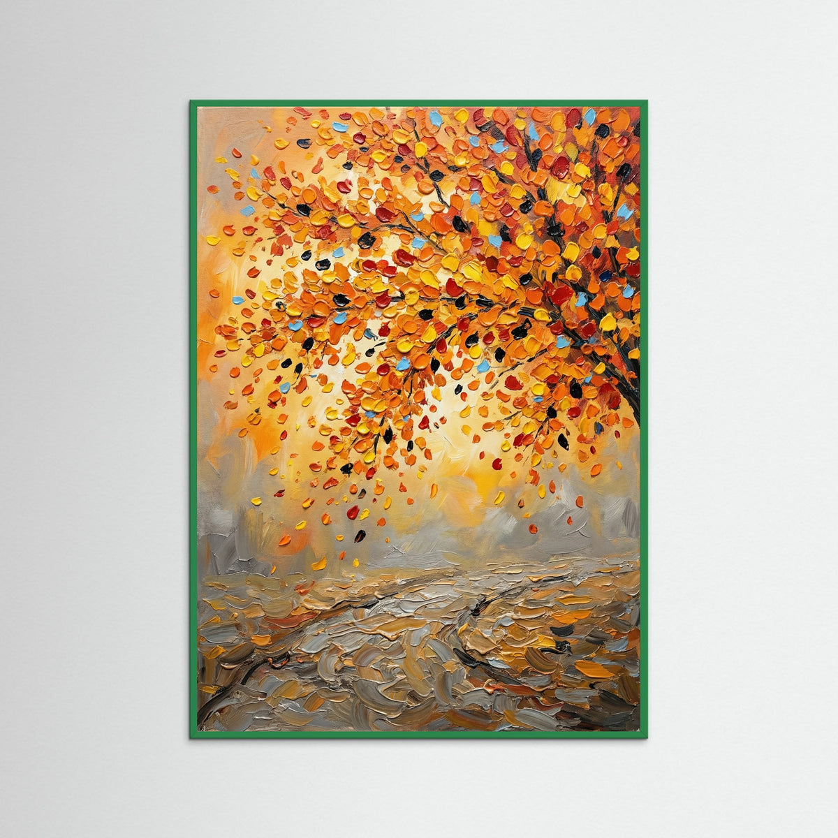 Green Wood Golden Downpour