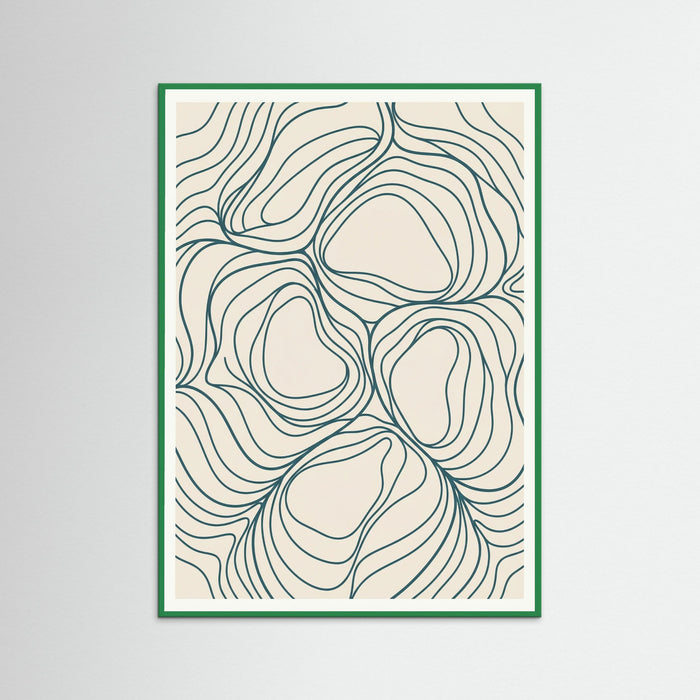 Green Wood Golden Flow