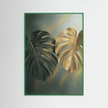Green Wood Golden Fronds