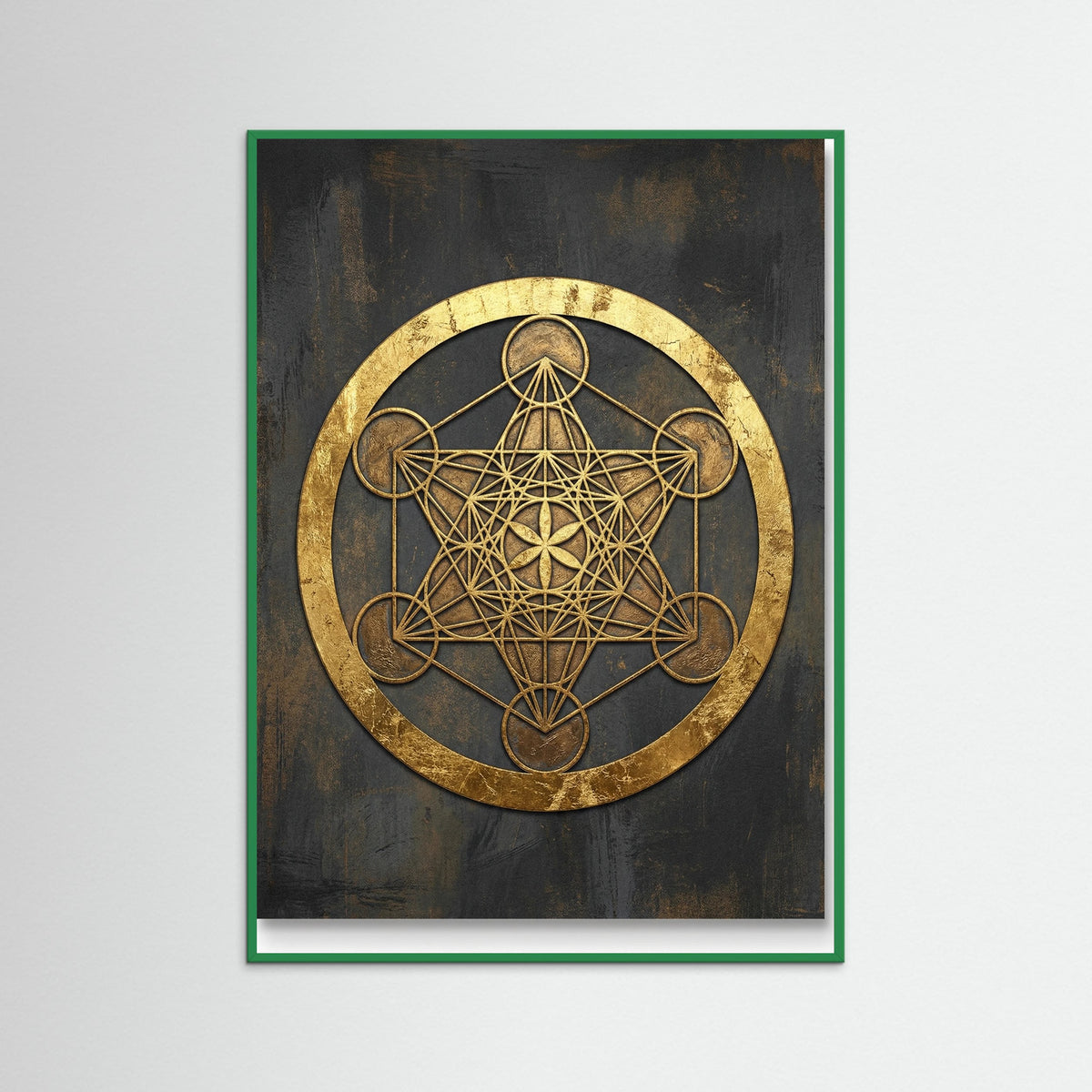 Green Wood Golden Sacred Geometry