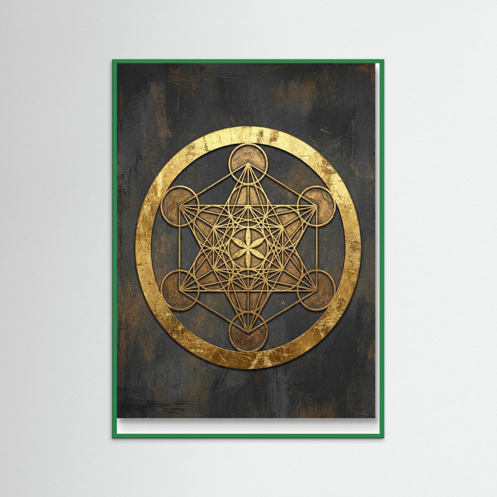Green Wood Golden Sacred Geometry