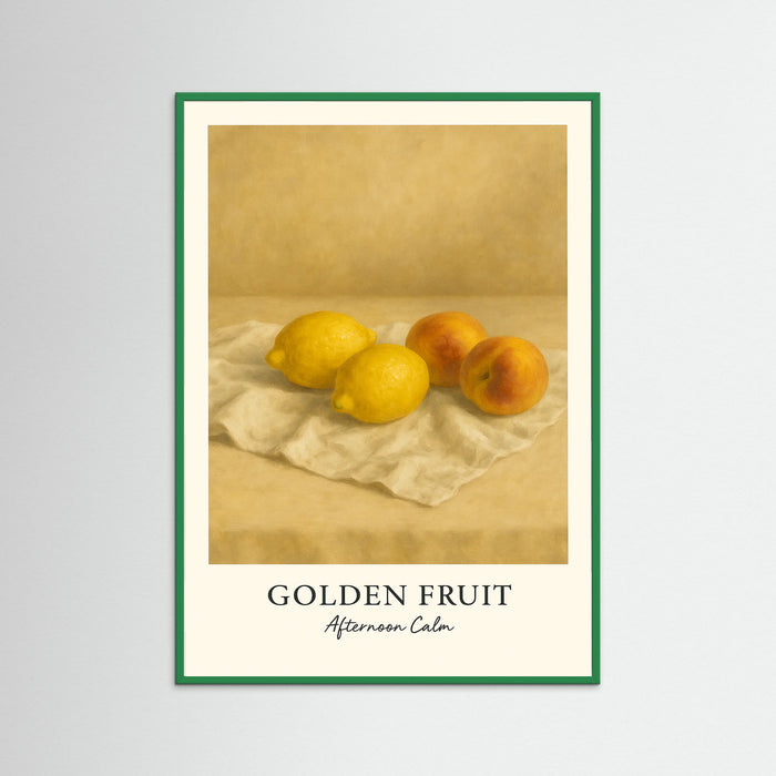 Green Wood Golden fruit