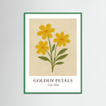 Green Wood Golden petals
