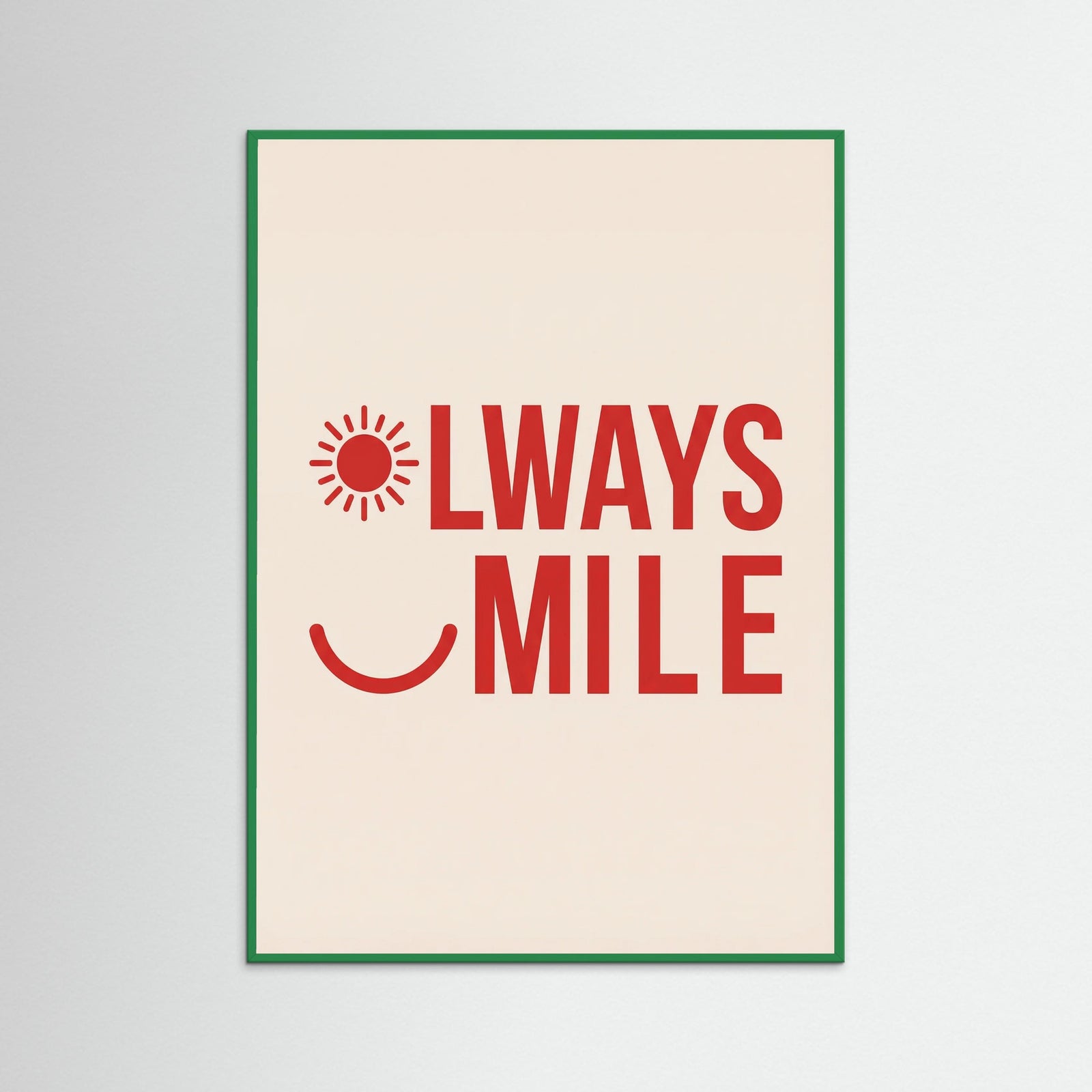 Green Wood Good Mood Hearts