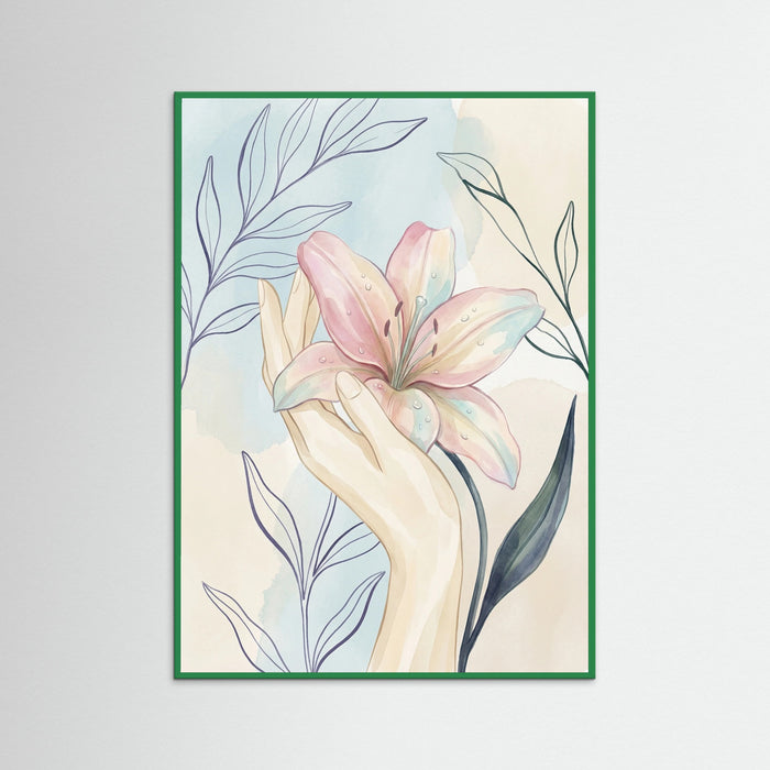 Green Wood Graceful Bloom
