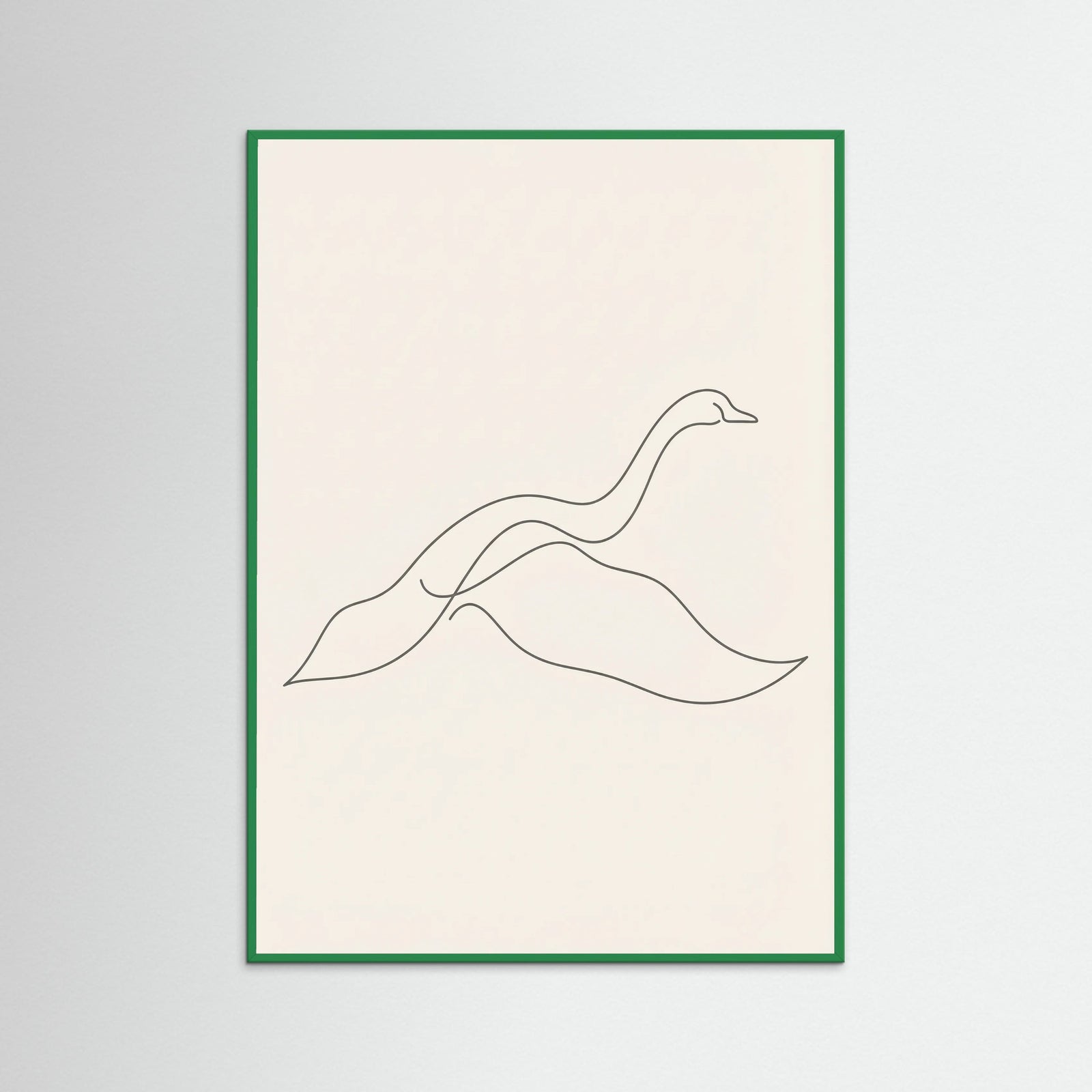 Green Wood Graceful Line