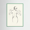 Green Wood Graceful Pose