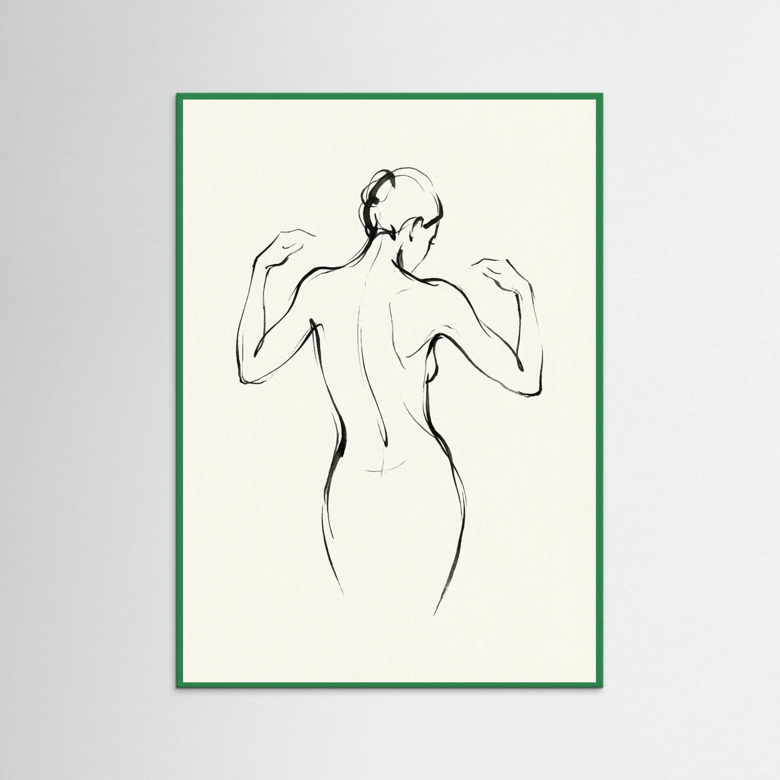 Green Wood Graceful Pose