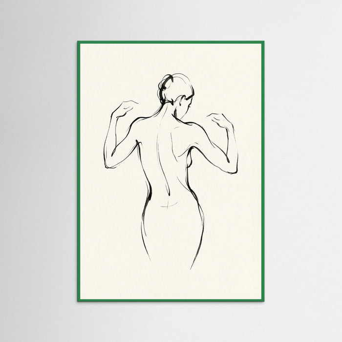 Green Wood Graceful Pose
