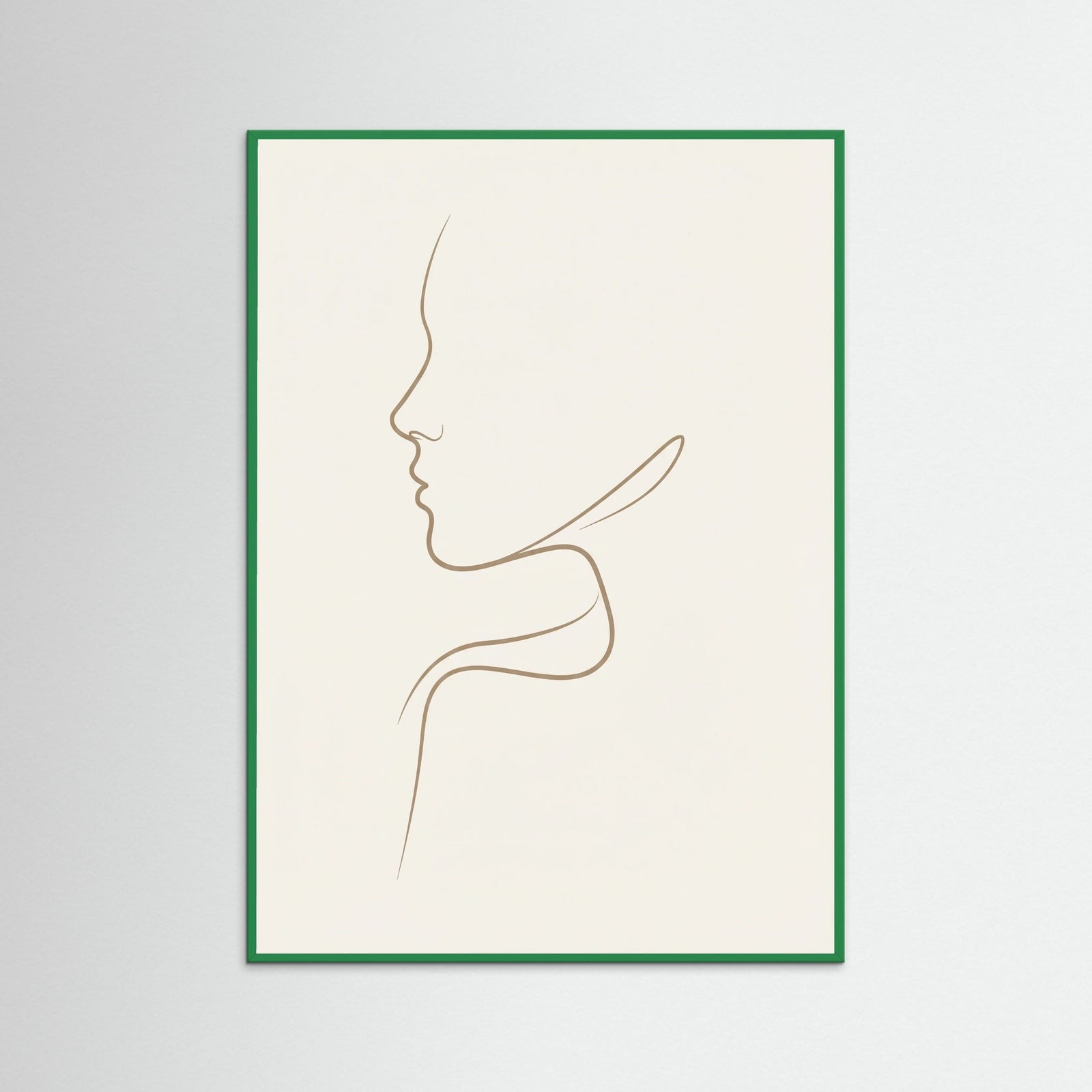 Green Wood Graceful Silhouette