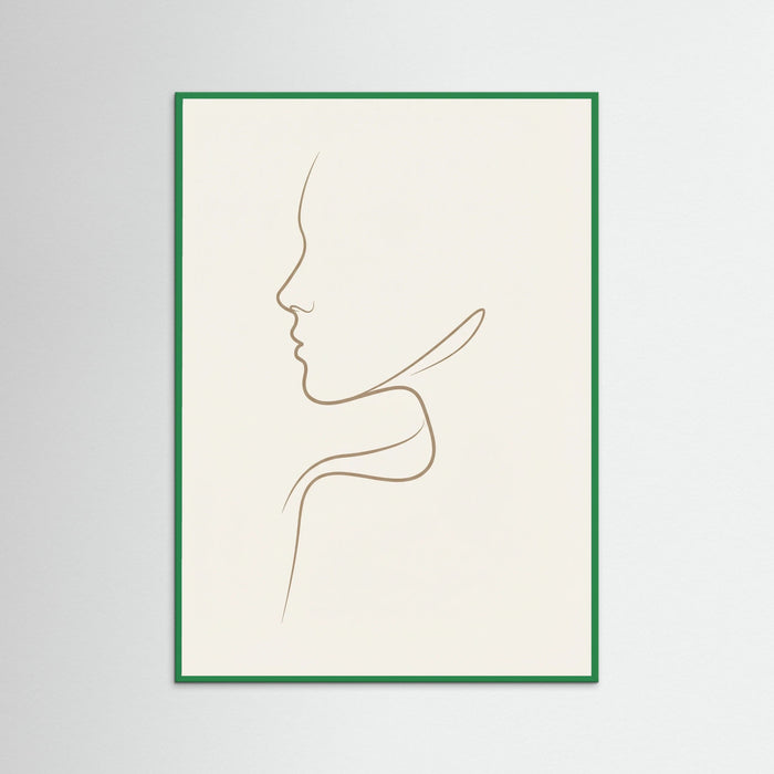 Green Wood Graceful Silhouette