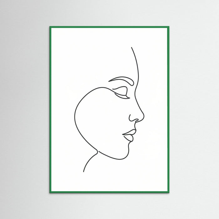 Green Wood Graceful Silhouette