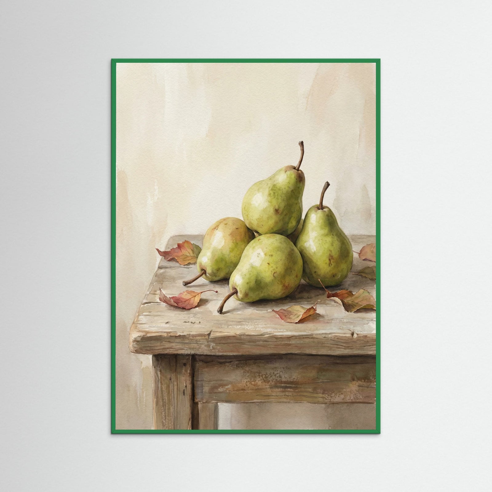 Green Wood Grape Bowl Serenity