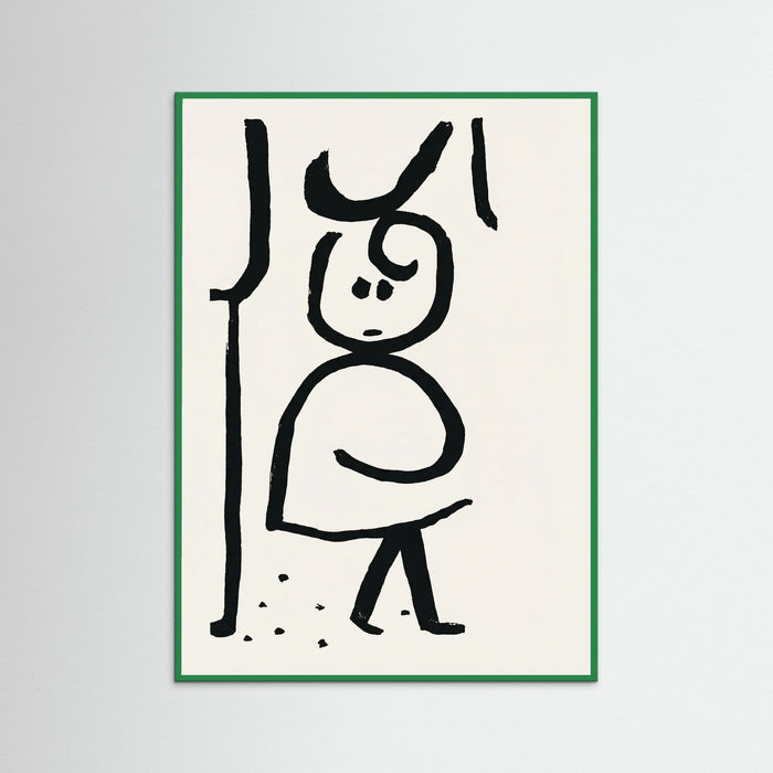 Green Wood Graphic Contemplation
